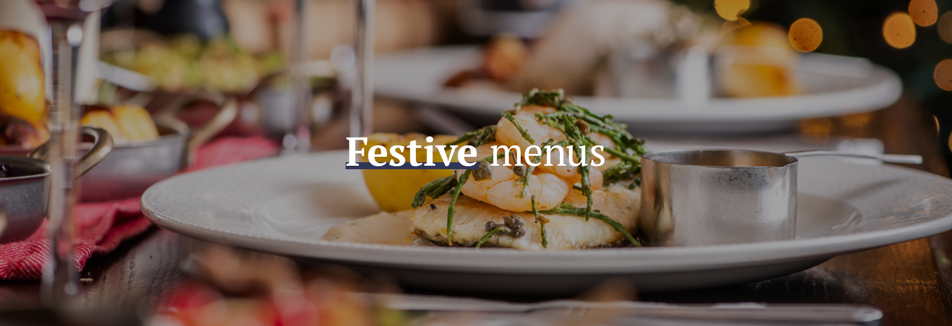 Festive Christmas Menu at The Mitre 